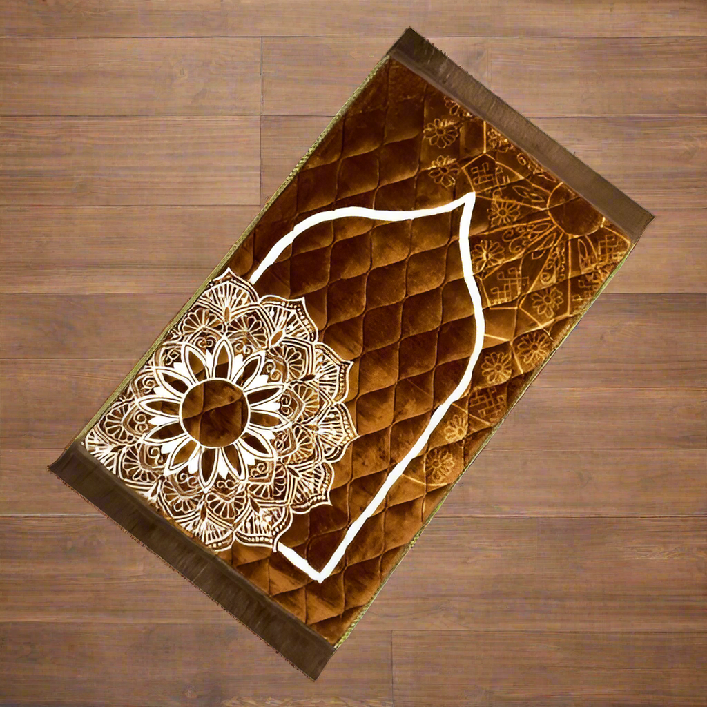 BROWN signature prayer mat