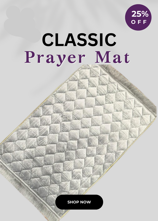 claasic white prayer mat