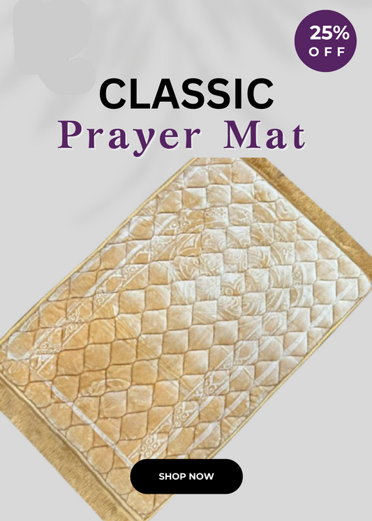 ivory color prayer mat